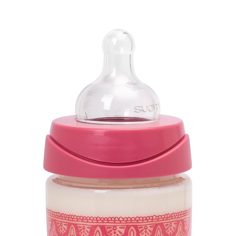 MAMADERA PREMIUM 360 ML SILICONA TETINA REDONDA PINK-1