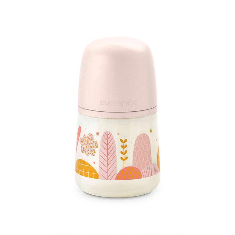 Mamadera Rosa Dreams 150 ml Tetina Fisiologica Sx Pro Flujo Lento +0 meses