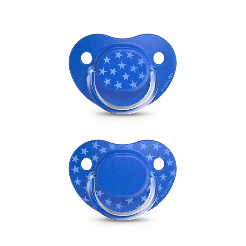 CHUPETE 0-6M (X2UDS) ANATÓMICO SILICONA  AZUL -1