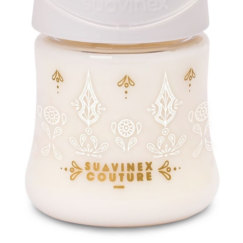 MAMADERA PREMIUM 150 ML TETINA REDONDA SILICONA BLANCA-1