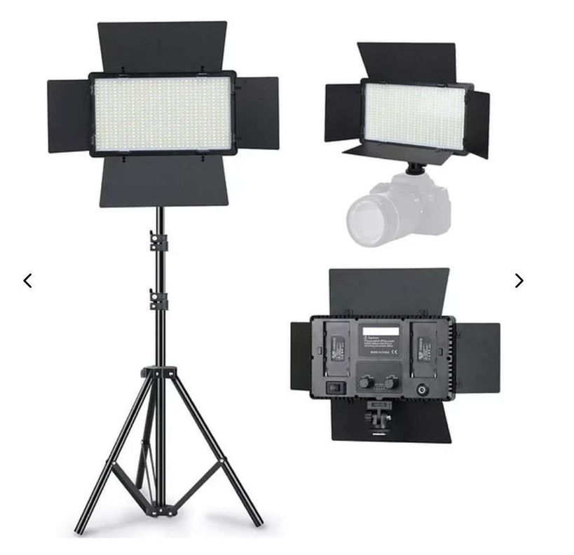 Kit Reflector Luz Profesional Videos Con Trípode Led Pro800-1