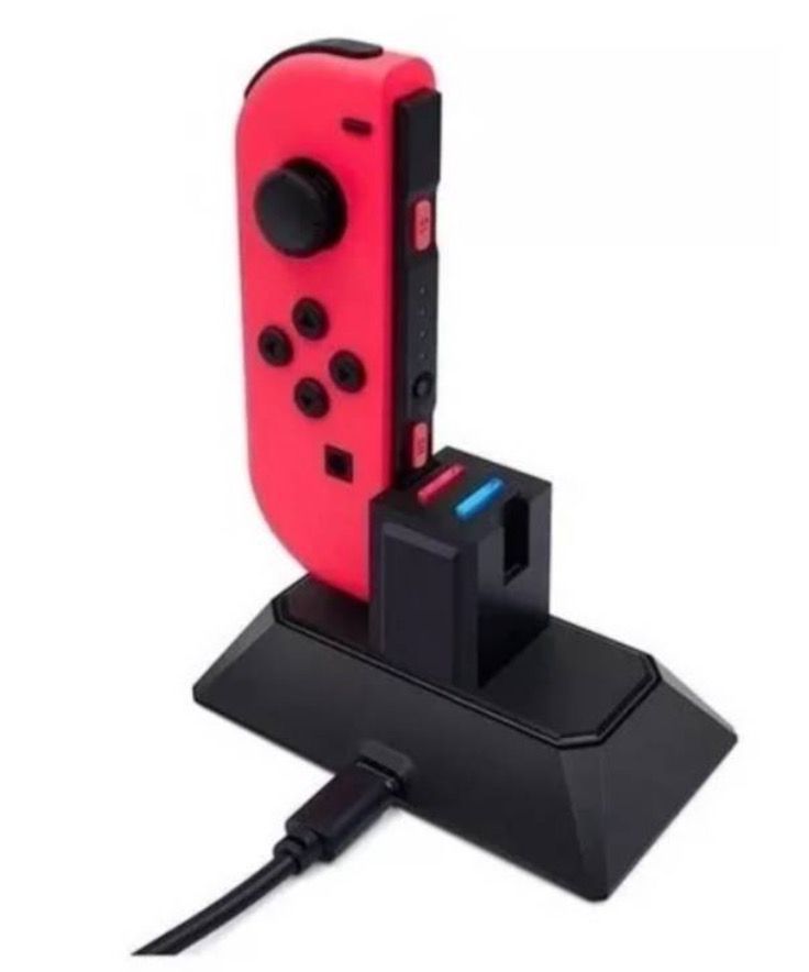 Cargador Nintendo Switch Soporte De Carga 2 En 1-1
