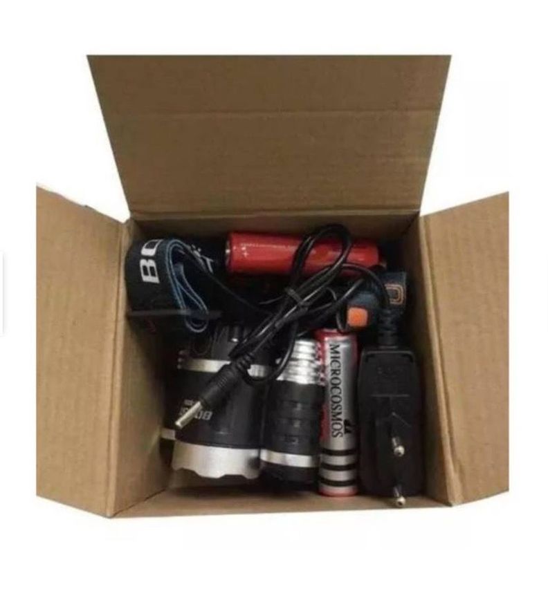 Linterna Led Minero Frontal Cabeza Cintillo 5000LM-3