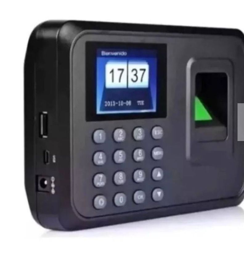 Control De Asistencia Con Reloj Marcador Y Huella -1
