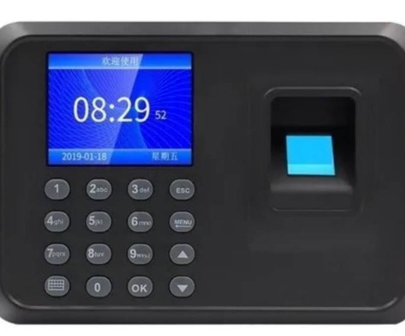 Control De Asistencia Con Reloj Marcador Y Huella -0