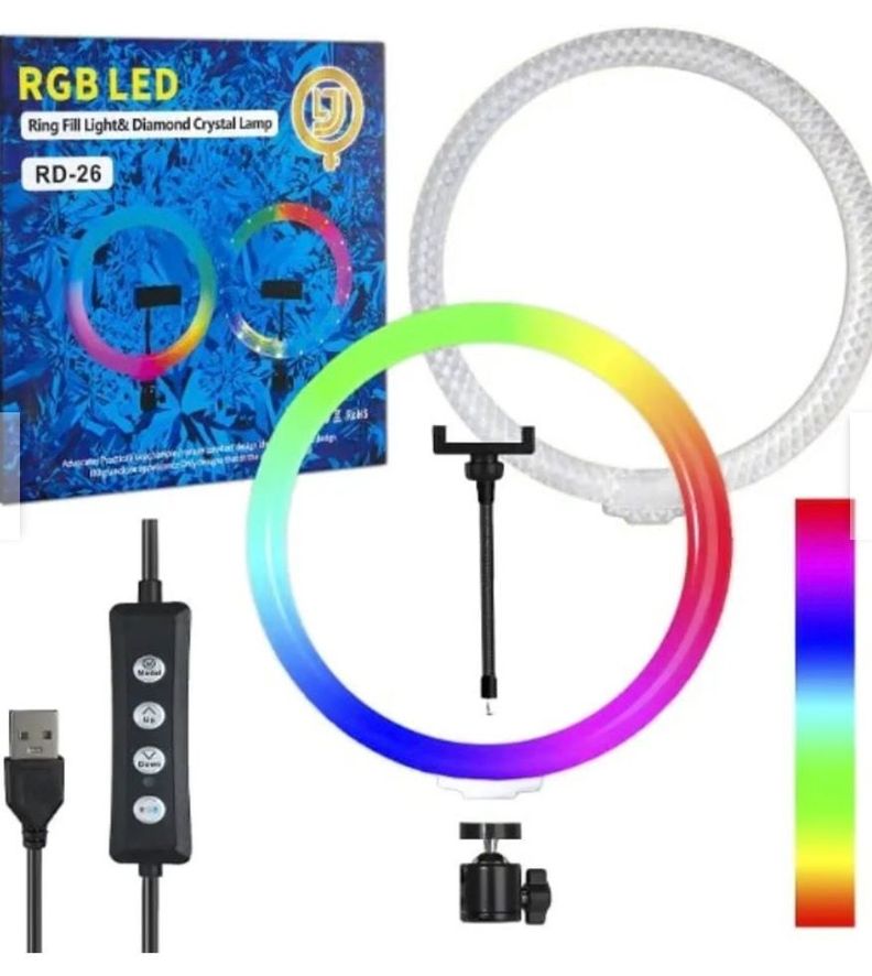 Aro De Luz Rgb Iluminación Rd-26-2