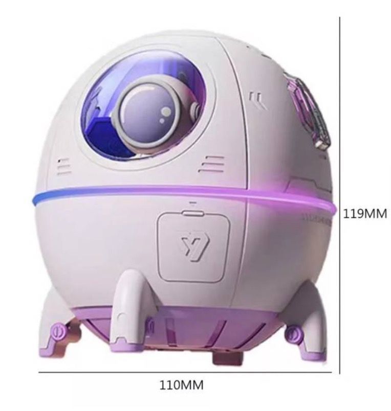 Humidificador De Nave Espacial Astronauta Led 5 Hr-4