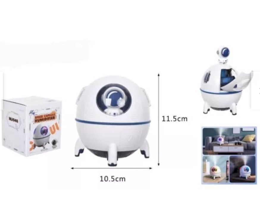 Humidificador De Nave Espacial Astronauta Led 5 Hr-1