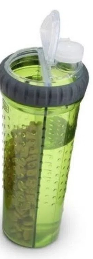 Botella Snack Duo Agua y Comida Para Perros + Plato De Regalo-0