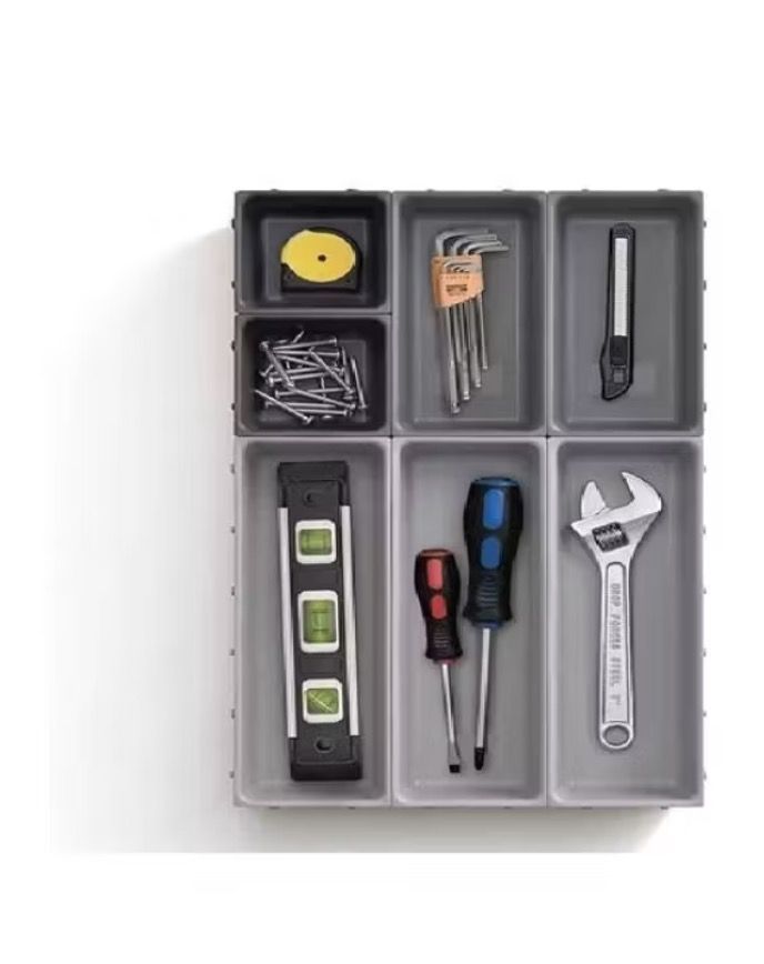 Organizador Cubiertos Utensilios Cajon 7 Piezas Desmontables-1