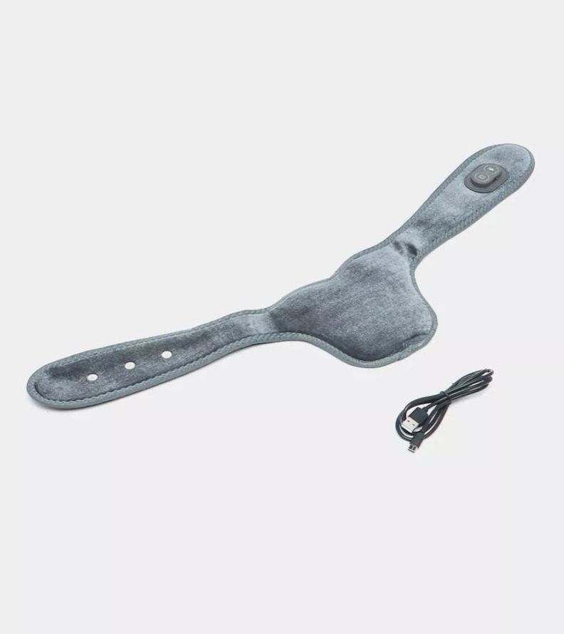 Almohadilla Térmica Vibración Para Cuello Masajeador GRIS Usb-2