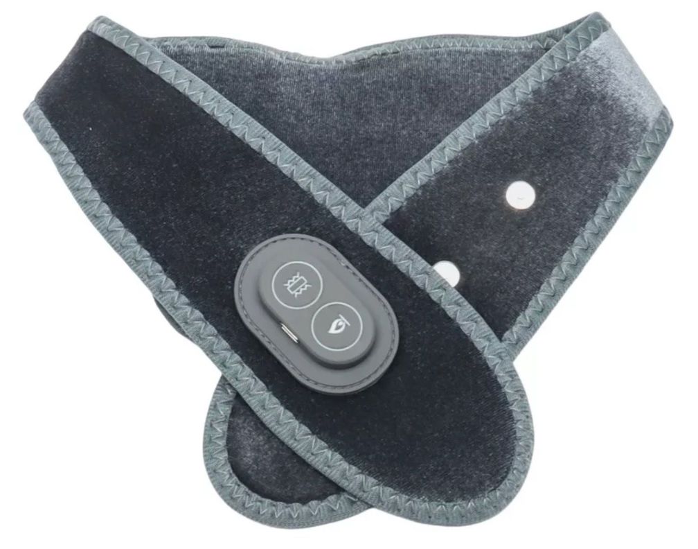 Almohadilla Térmica Vibración Para Cuello Masajeador GRIS Usb-5