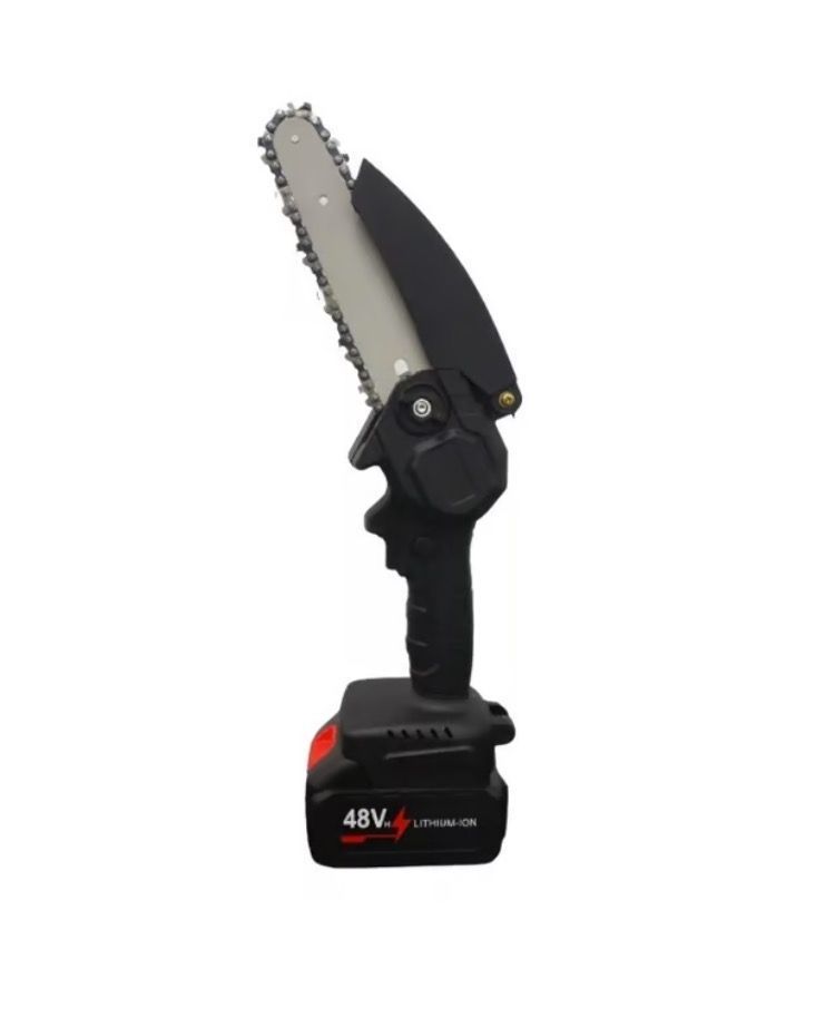 Mini Sierra Eléctrica Portátil Con Batería Recargable Cargador-0