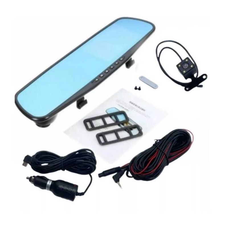 Camara Full Hd Auto Espejo Retrovisor-4