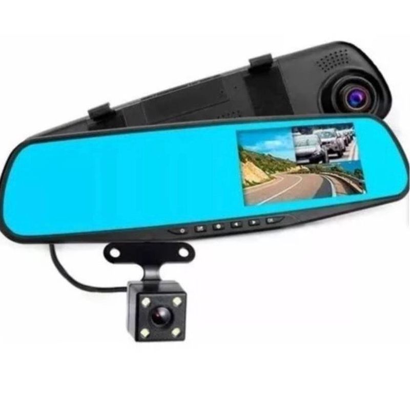 Camara Full Hd Auto Espejo Retrovisor-0