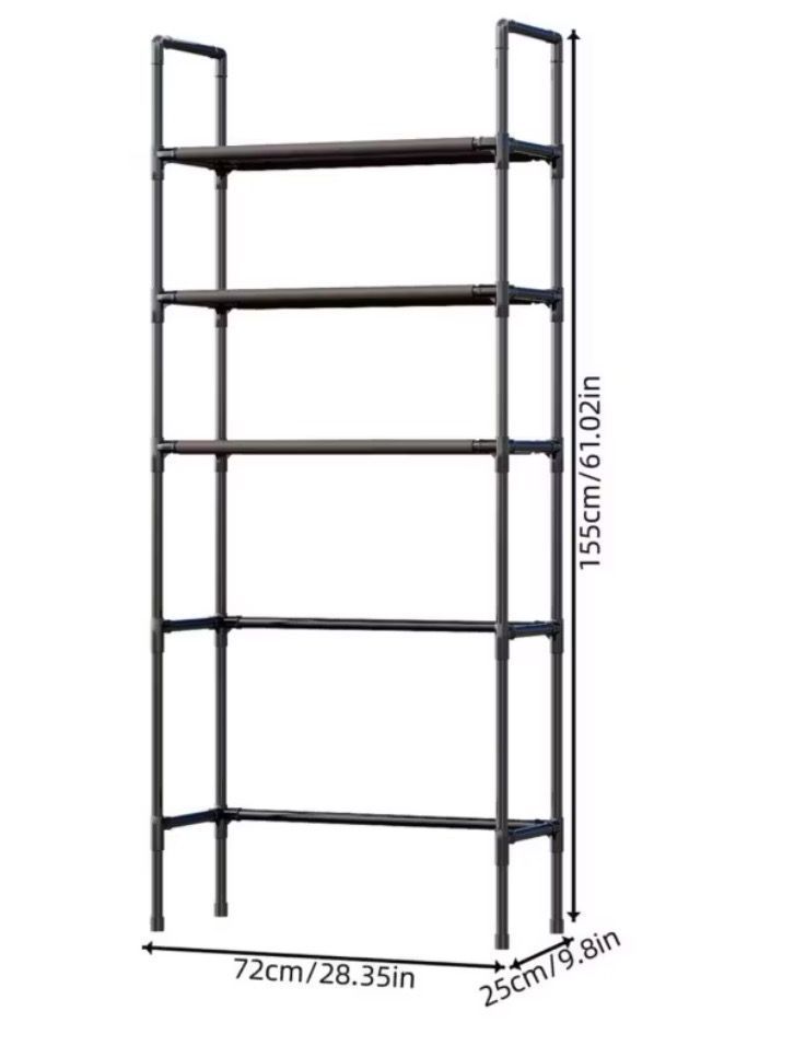 Organizador Rack Baño 3 Niveles Multifuncional Lavadora-1