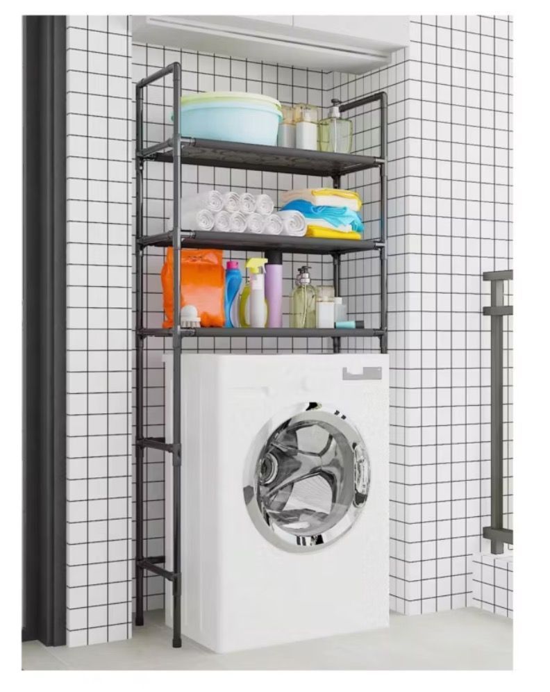 Organizador Rack Baño 3 Niveles Multifuncional Lavadora-4