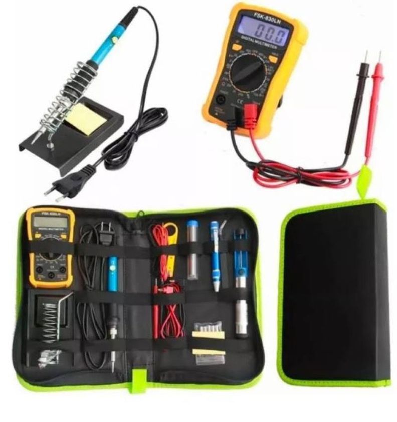Cautin Soldadura Kit Accesorios 60w Temperatura -0
