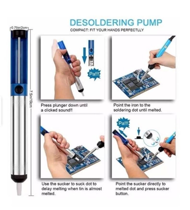 Cautin Soldadura Kit Accesorios 60w Temperatura -2