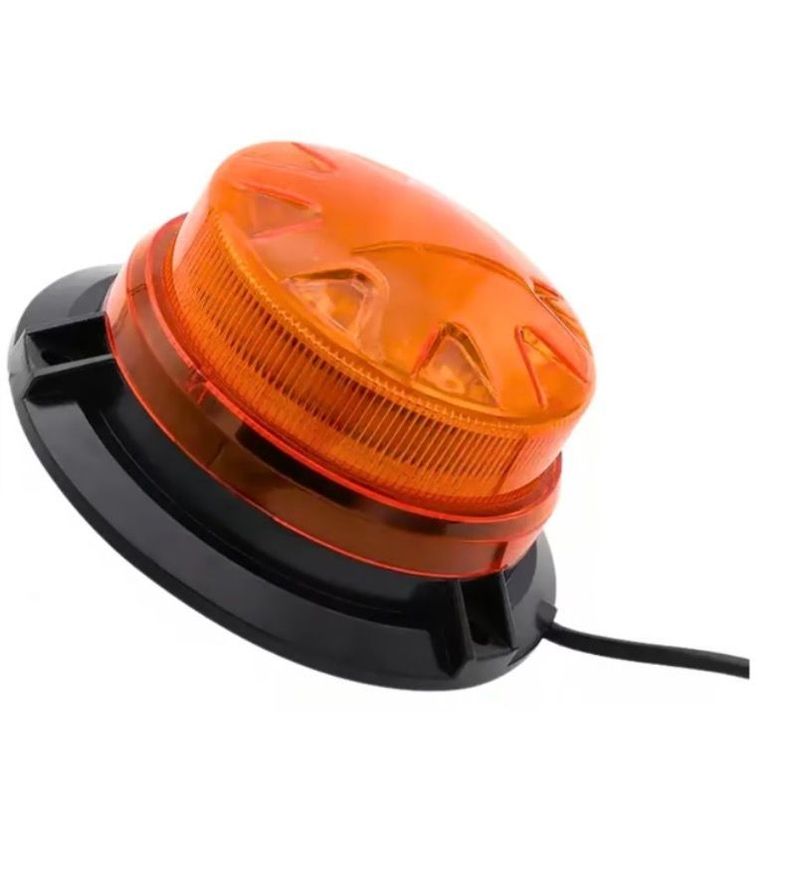 Luz Advertencia Baliza 24 Led Ambar Waterproof 12v Vehiculo-0