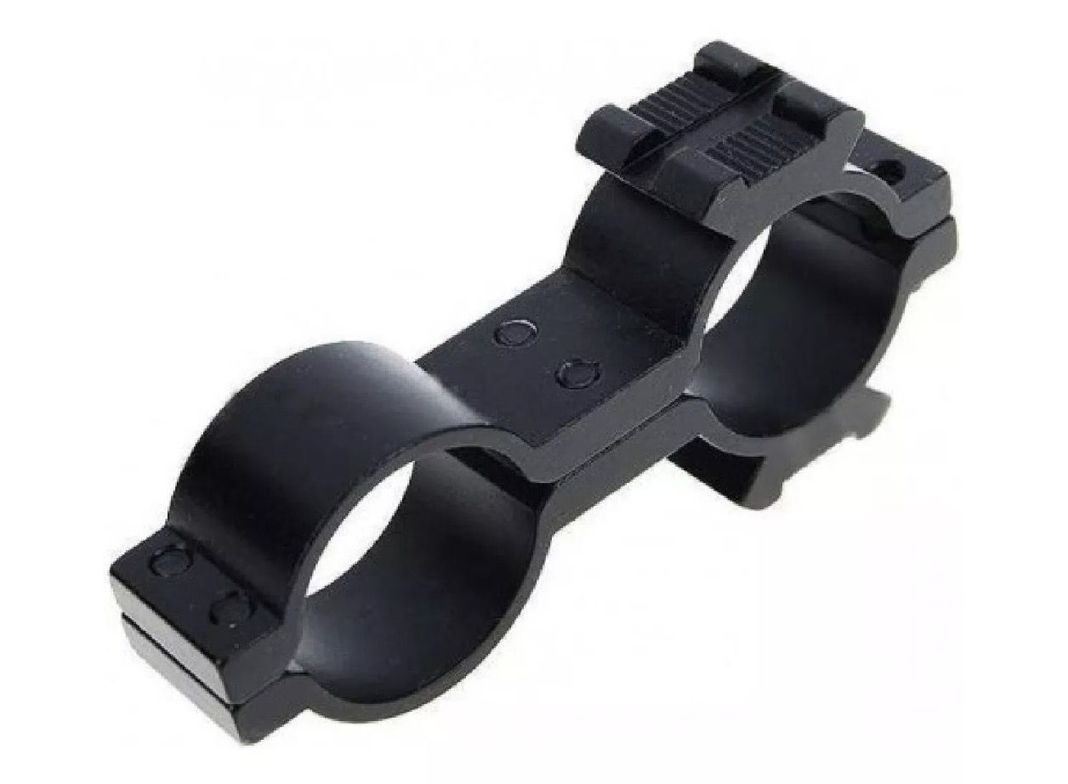 Soporte Linterna Tactica Airsoft Replica Doble Anillo-0
