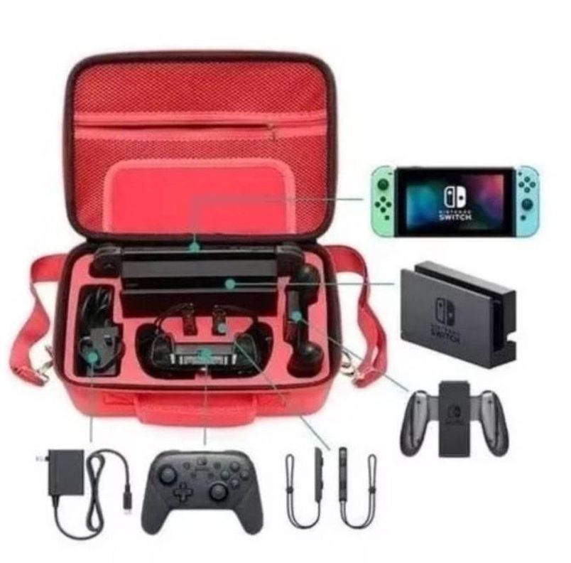 Estuche Funda Para Nintendo Switch Consola Correa -2