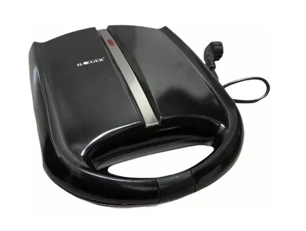 Sandwichera Tostadora Plancha Grill Haeger Hogar 1400W-1