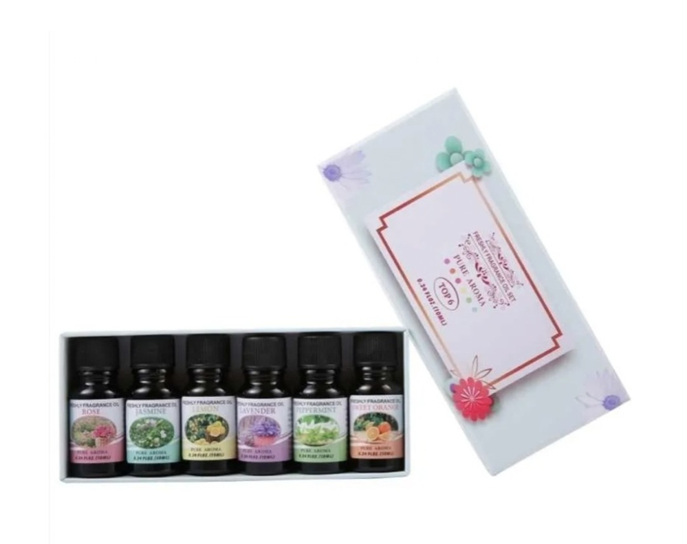 Pack 6 Esencias Para Difusor Humidificador Aceite Esencial-1