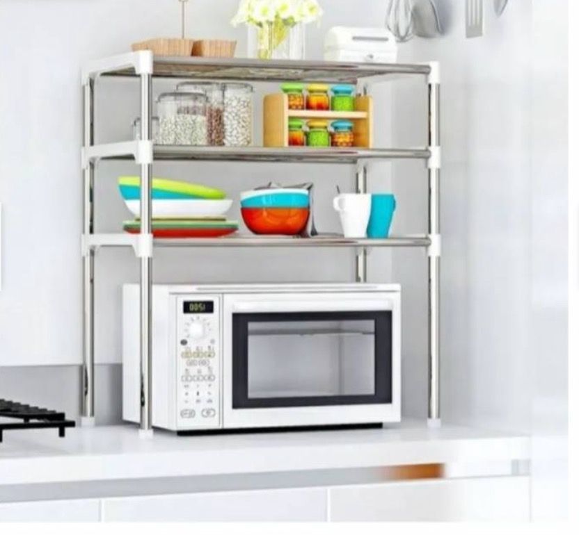 Estante De Cocina Y Horno Microonda Multifuncional-0