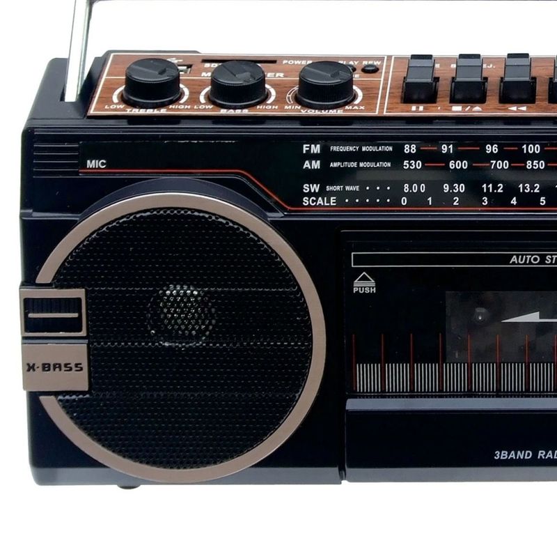 Cmik Radio Cassette Ghettoblaster Back To The 80 Mk-132 Usb-3