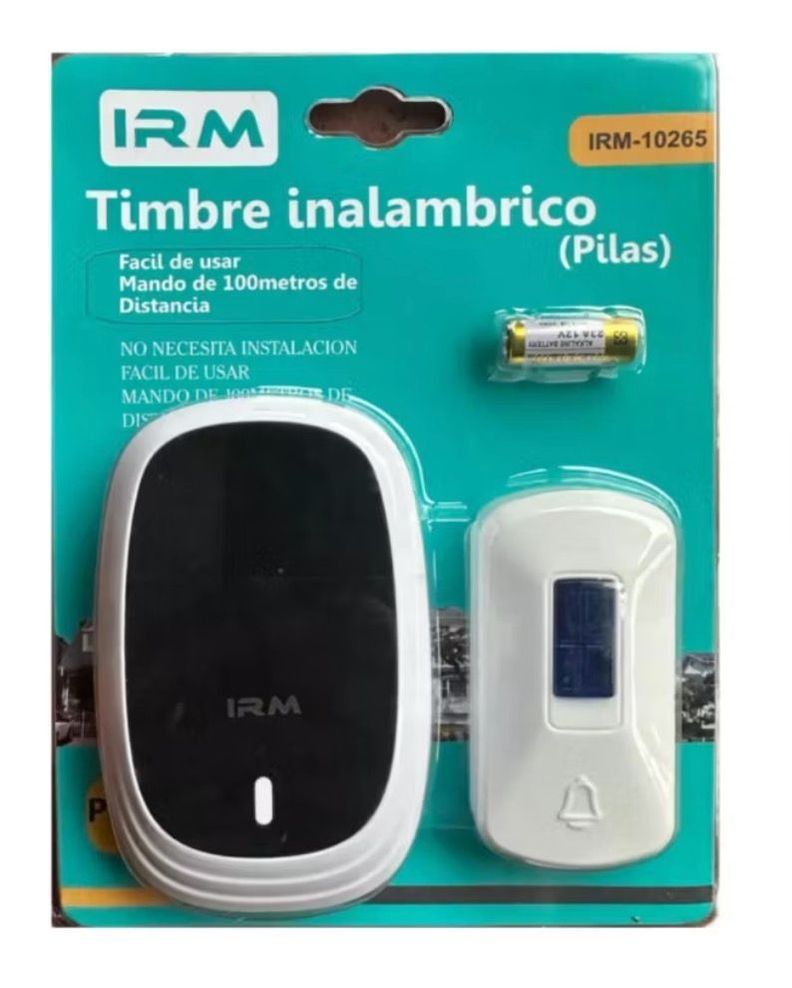 Timbre Inalámbrico Casa A Pila Mando A 100 Mts De Distancia 603D-0