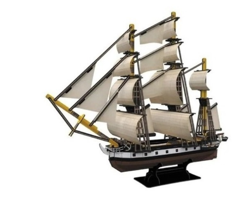 Rompecabezas Rompecabezas 3d Barco Hms Beagle-1