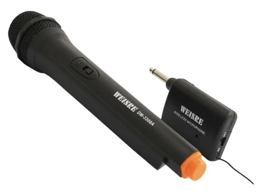 Micrófono Inalámbrico Profesional Weisre Karaoke Favorito 21990 pesos-0