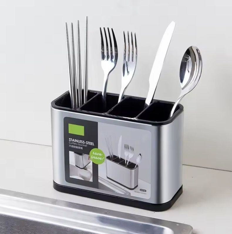 Organizador Porta Cubiertos de Cocina INOX-5