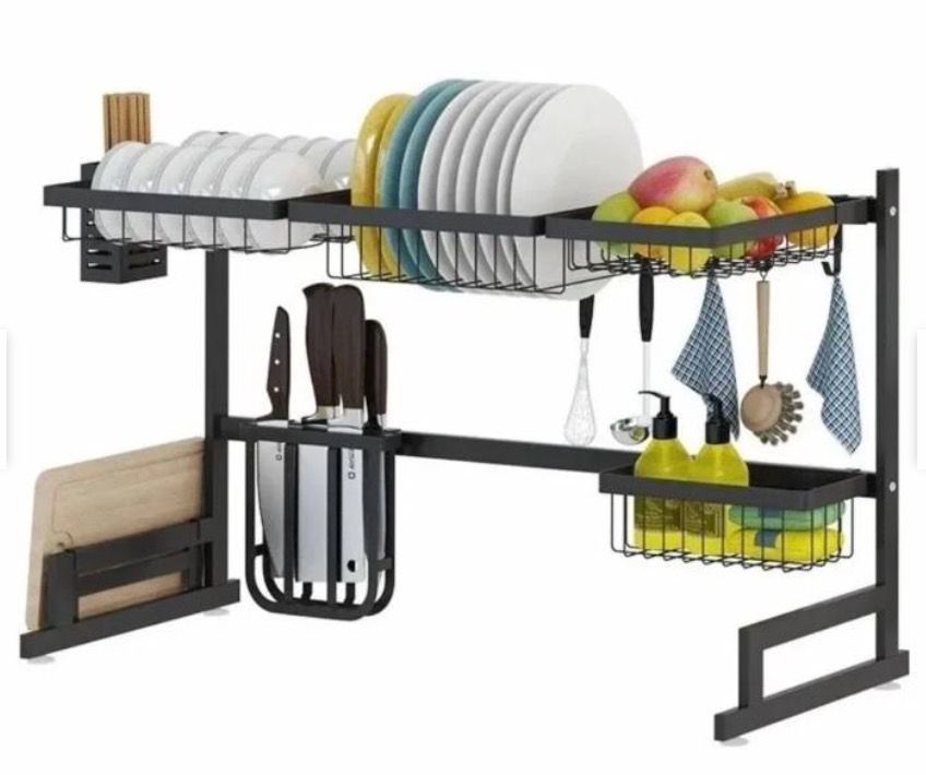 Rack Escurridor Organizador Cocina Secador Platos 85cm XL-0