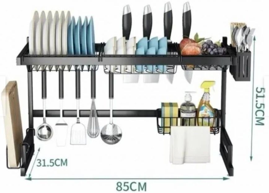 Rack Escurridor Organizador Cocina Secador Platos 85cm XL-4