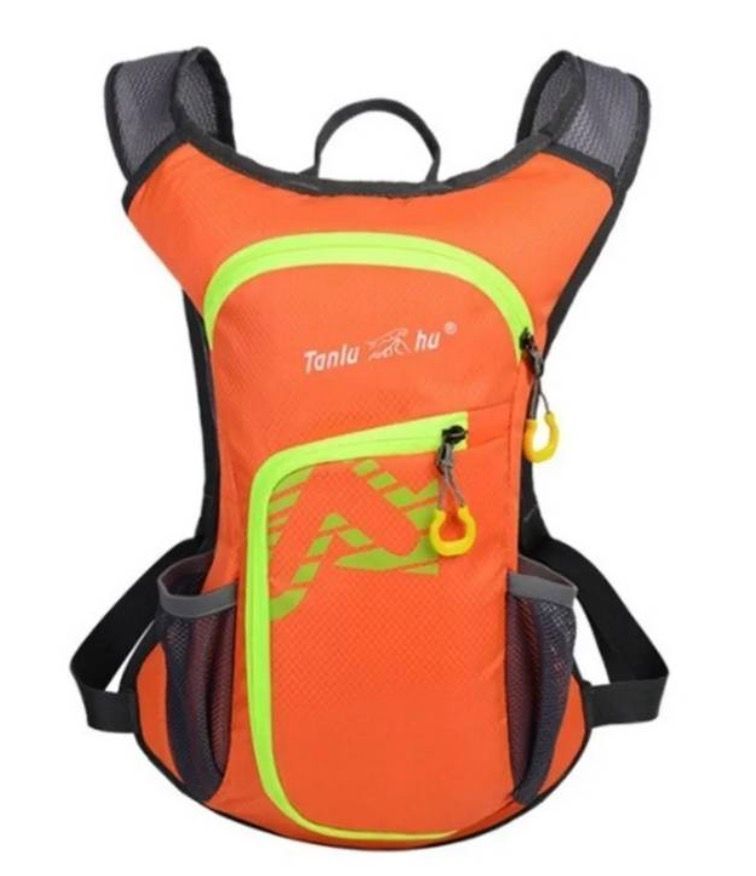 Mochila Deportes Trekking Y Montañismo Hidratación NARANJA-0