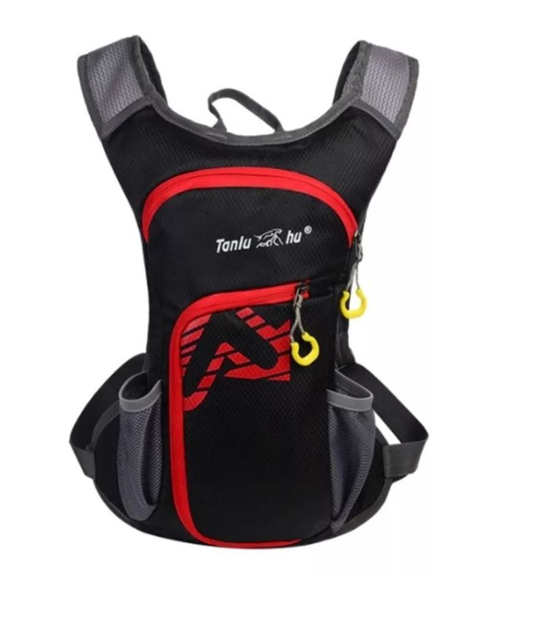 Mochila Deportes Trekking Y Montañismo Hidratación Negra-0