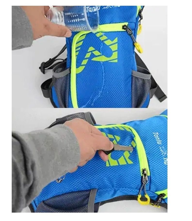 Mochila Deportes Trekking Y Montañismo Hidratación Negra-2