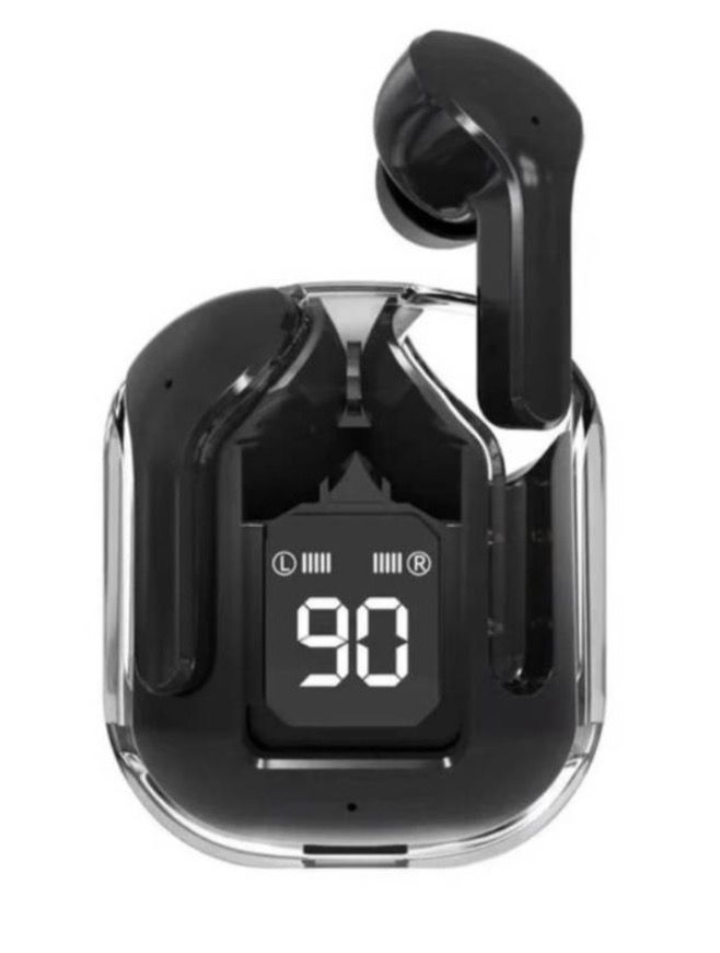 Audifonos Inalambricos Bluetooth Air31 Con Power Bank TransparenteLed-2