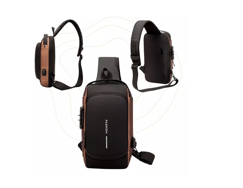 Bolso Manos Libres Mini Morral Para Hombre Tipo Pechera-1