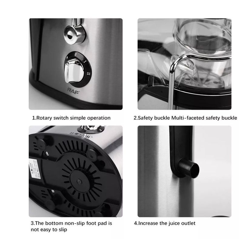 Exprimidor Extractor De Jugo Juicer Slow Juice 1.5-5