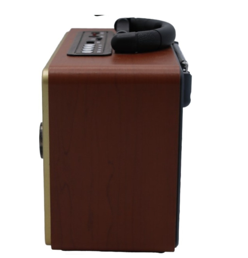 Radio Portátil Mini Retro Vintage Usb Sd Mp3 -3
