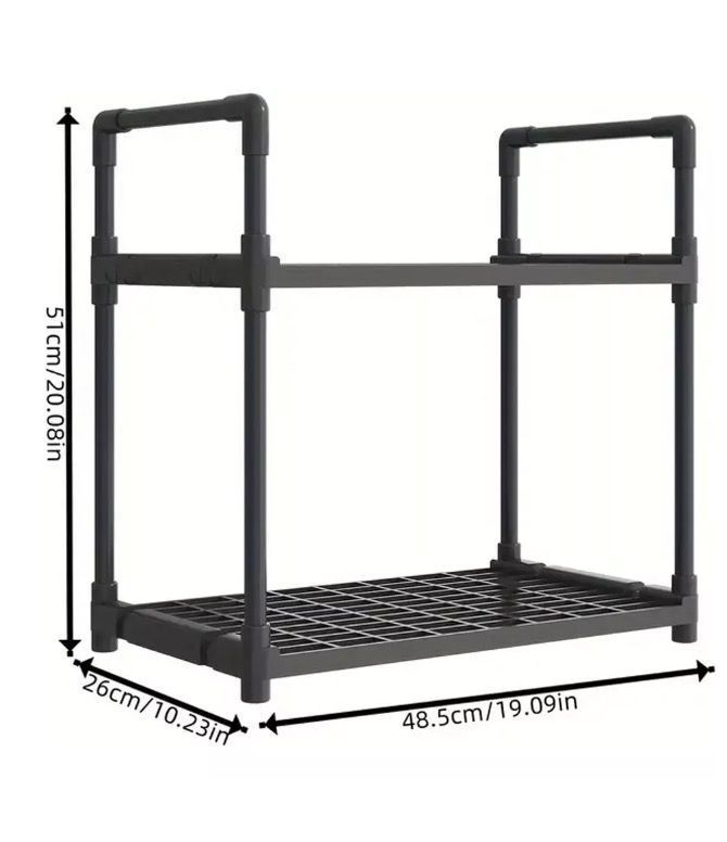 Organizador Rack Cocina 2 Niveles Especias Multifuncional-1