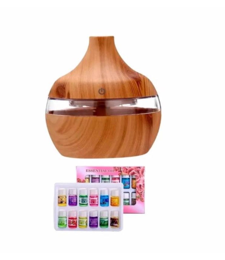 Humidificador Aromatizador Usb Rgb Difusor + 12 -0