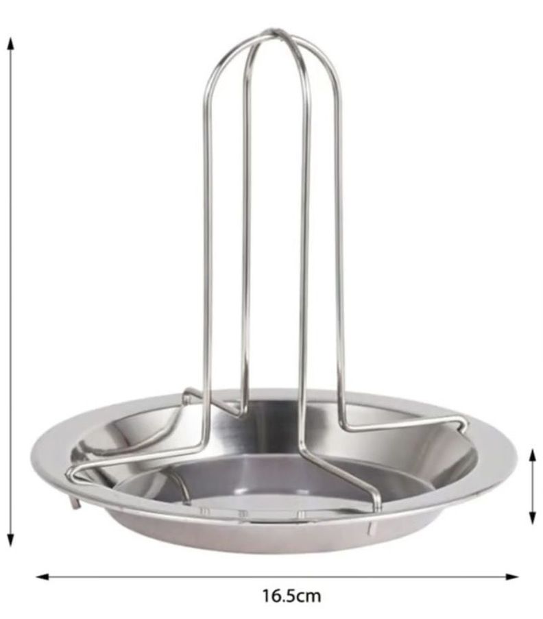 Soporte Chicken Roaster Para Asador Horno Cocina Camping-1