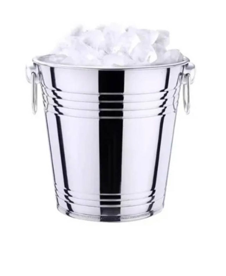 Hielera Cubetera De Acero Para Botella Latas Hielo-0