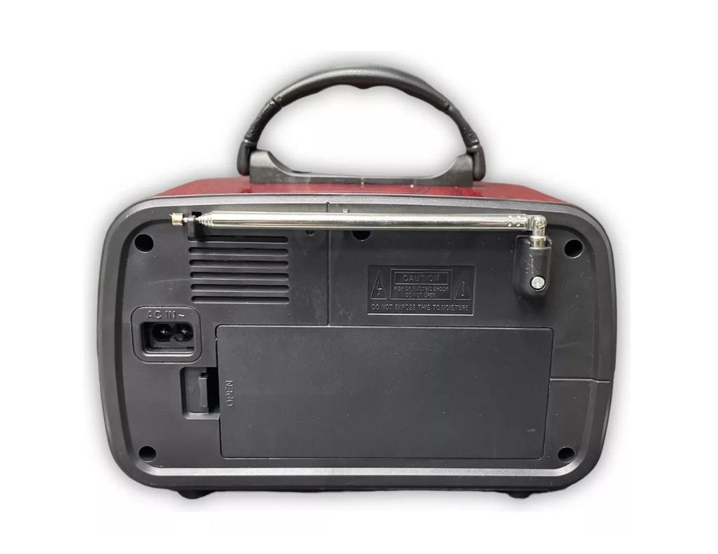 Radio Fmamsw Parlante Retro Recargable Con Bluetooth Nns6639-1