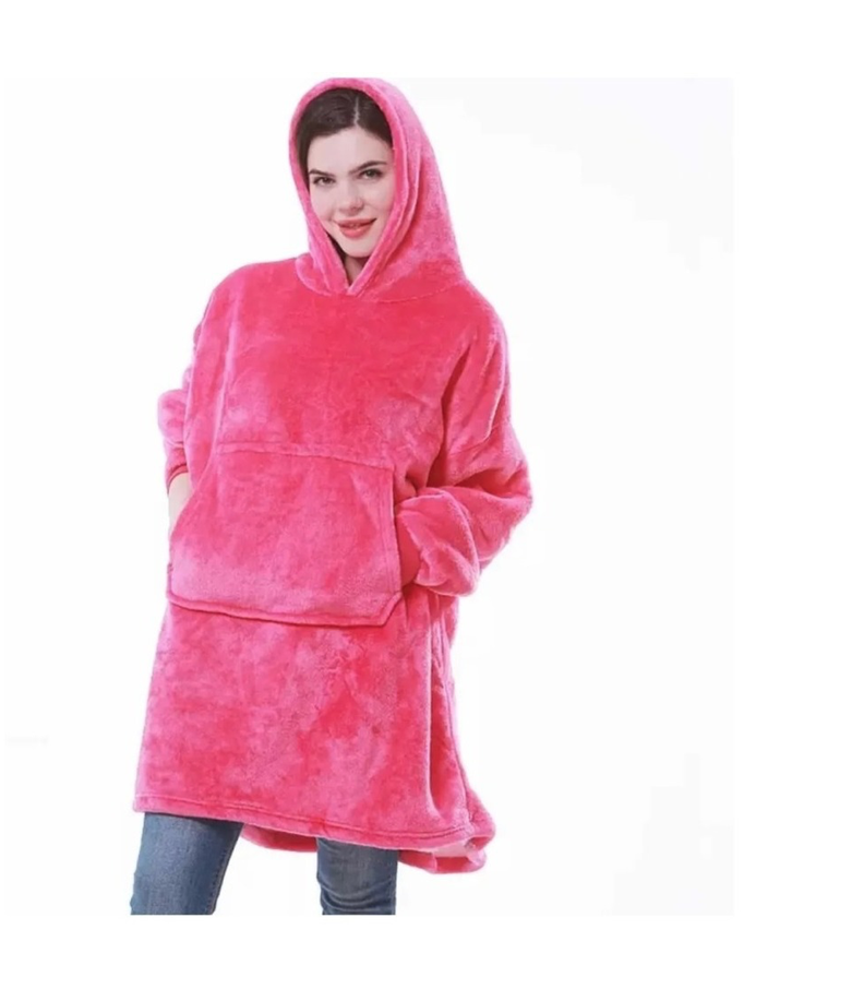 Poleron Tipo Huggle Sherpa Suave, Con Polar Forrado Chiporro-1