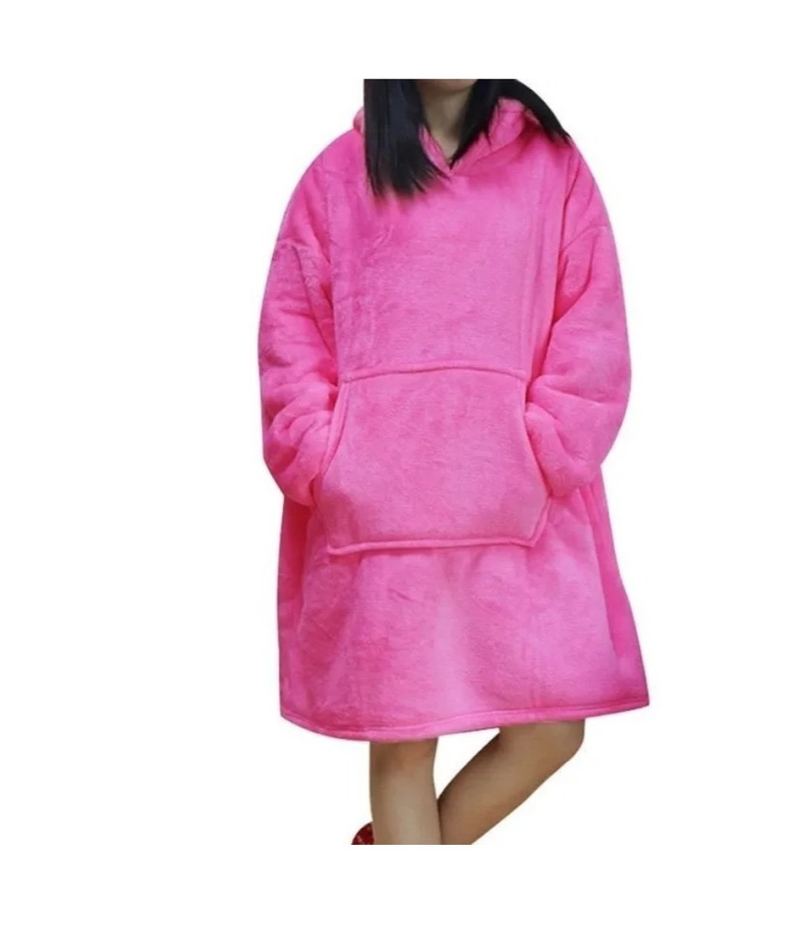 Poleron Tipo Huggle Sherpa Suave, Con Polar Forrado Chiporro-0